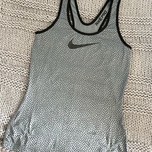 Nike polka dot tank top